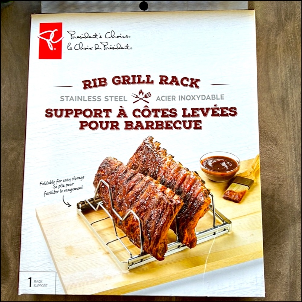 🎁4/$25 - PRESIDENT’S CHOICE BBQ Rib Rack - NEW 🥩